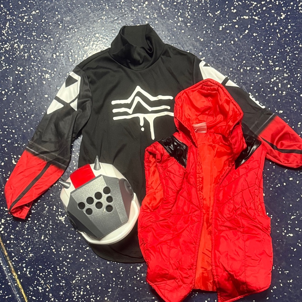 Kids Red and Black Jacket